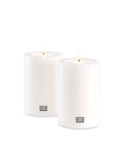 Artificial Candle set of 2 H.15cm