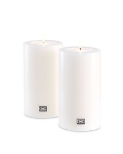 Artificial Candle set of 2 H.18cm