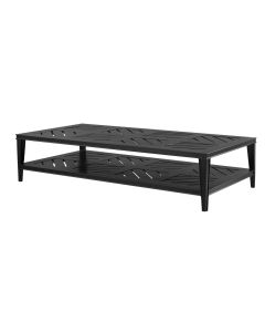 Bell Rive Rectangular Coffee Table in Black