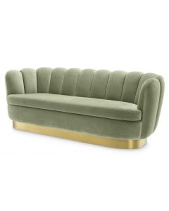 Sofa Mirage in Green Velvet