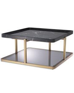 Grant Coffee Table in Black Marble
