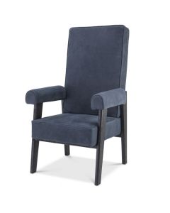 Milo High Back Chair in Blue