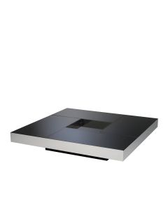 Allure Coffee Table with Smoke Mirror Top