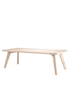 Biot Dining Table 240cm in Bleached Oak