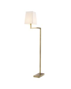 Cambell Swing Arm Floor Lamp in Brass