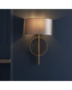 Vermont Gold Wall Light in Mink