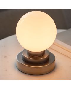 Kaldor Sphere Table Lamp on Brass Base