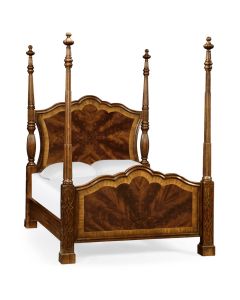 Four Poster Bed Chippendale in Mahogany