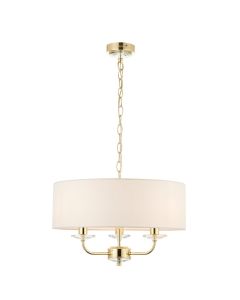 Holmes Small Pendant Light in Brass