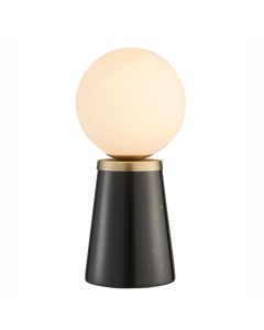 Mod Table Lamp in Black Marble