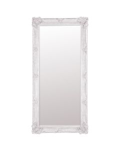 Baines Large Baroque Floor Mirror - Cream
