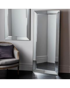 Kings Silver Floor Length Mirror