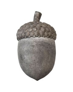 Distressed Grey Acorn Ornament