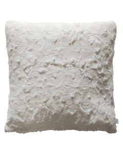 Rufus Faux Fur Cushion in Cream