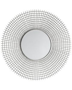 Ascott Wire Frame Mirror - Silver