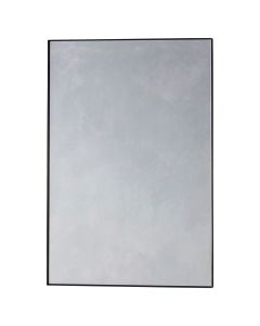 Albion Metal Frame Wall Mirror - Black