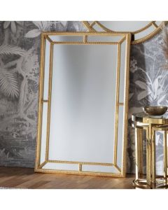 Jackson Large Ornate Gold Mirror