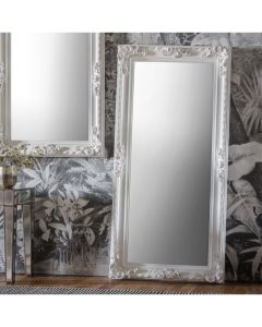 Lucy French Style Leaner Mirror - White