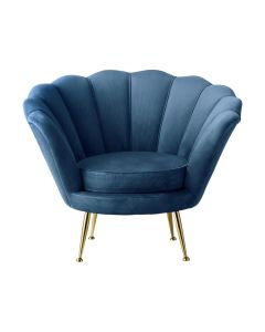 Landos Chair in Inky Blue