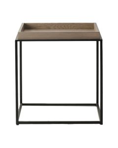 Strand Tray Side Table in Grey Wash
