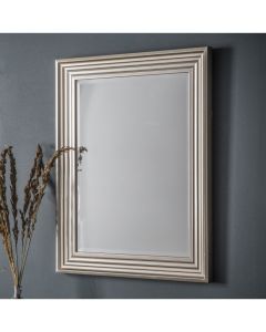 Small Pethera Mirror with Silver Frame