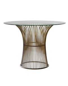 Accra Round Dining Table in Bronze