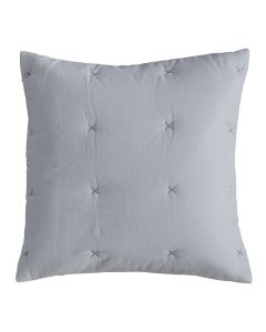 Cordelia Cotton Cushion in Silver