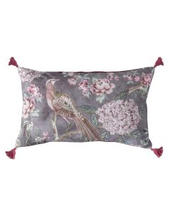 Elegant Partridge Cushion with Tassels