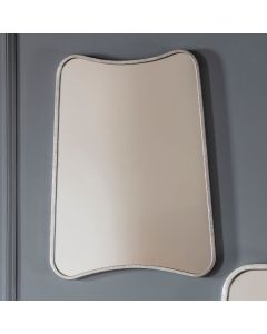 Frona Contemporary Wall Mirror - Silver