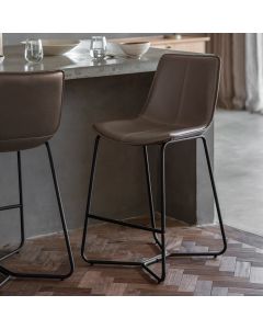 Industrial Counter Stool in Ember Set of 2