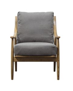 Millow Armchair in Dark Grey Linen