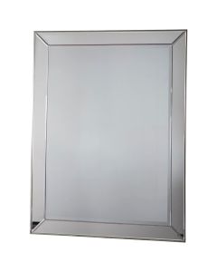 Parkers Large Rectangular Wall Mirror - Silver