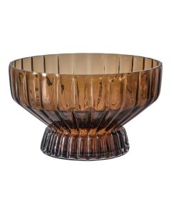 Enrique Brown Glass Bowl