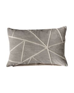 Gracie Grey Geometric Cushion