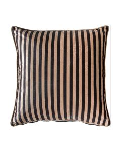 Candy Gold & Black Stripe Cushion