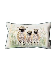 Sheep Cushion - Mid Blue