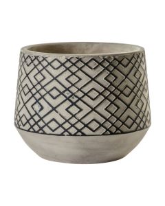 Miracle Black Patterned Pot