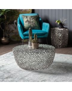 Caledonia Coffee Table in Silver