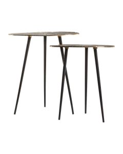 Hillgate Nest of 2 Tables in Gold