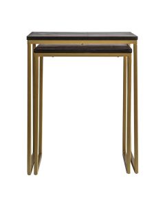 Oxford Nest of 2 Tables in Black