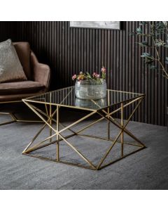Sutton Coffee Table in Gold