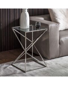 Sutton Side Table in Silver