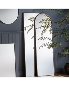 Albion Arched Full Length Mirror in Silver