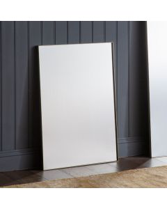 Albion Metal Frame Wall Mirror in Silver