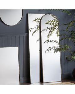 Albion Metal Full Length Mirror in Silver