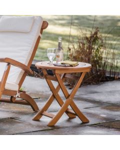 Naples Outdoor Round Folding Table