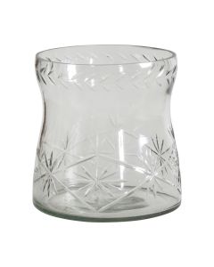 Liza Large Crystal Cut Vase