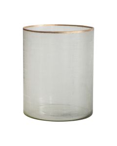 Margaret Clear Hurricane Vase