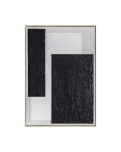 Blank Space II Abstract Framed Canvas