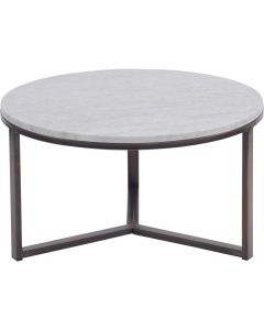 Fitzroy Pale Grey Marble Coffee Table Large